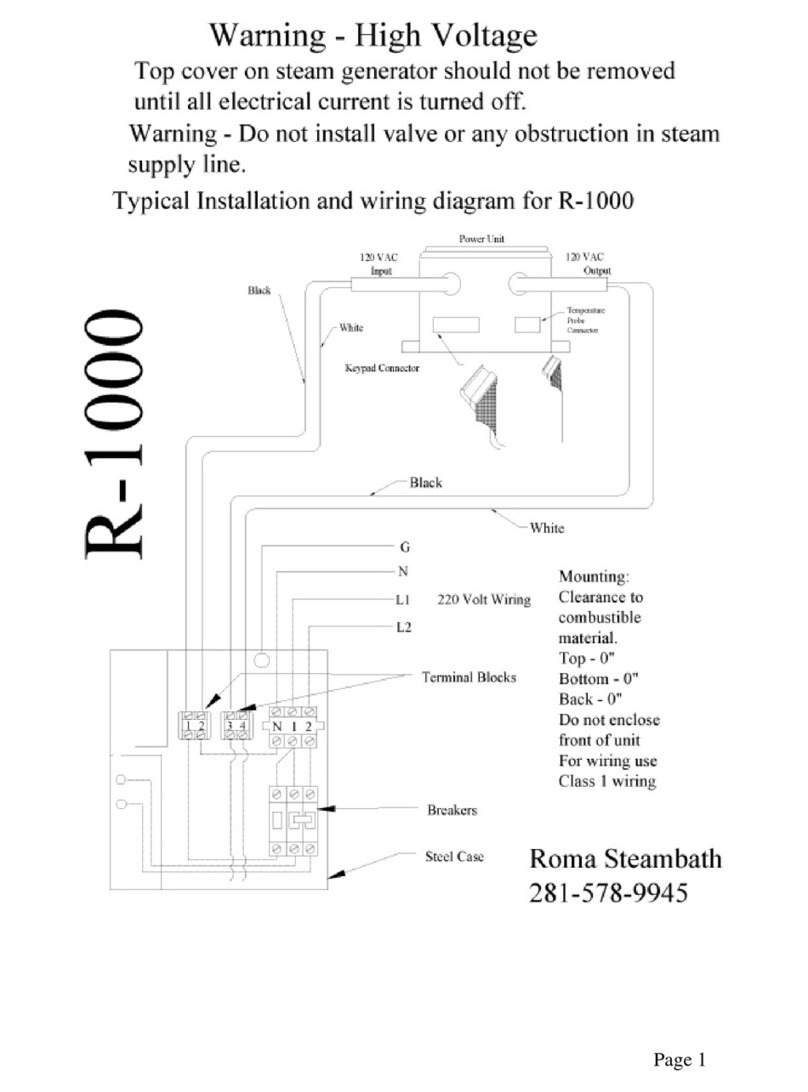 Roma R-1000 manual