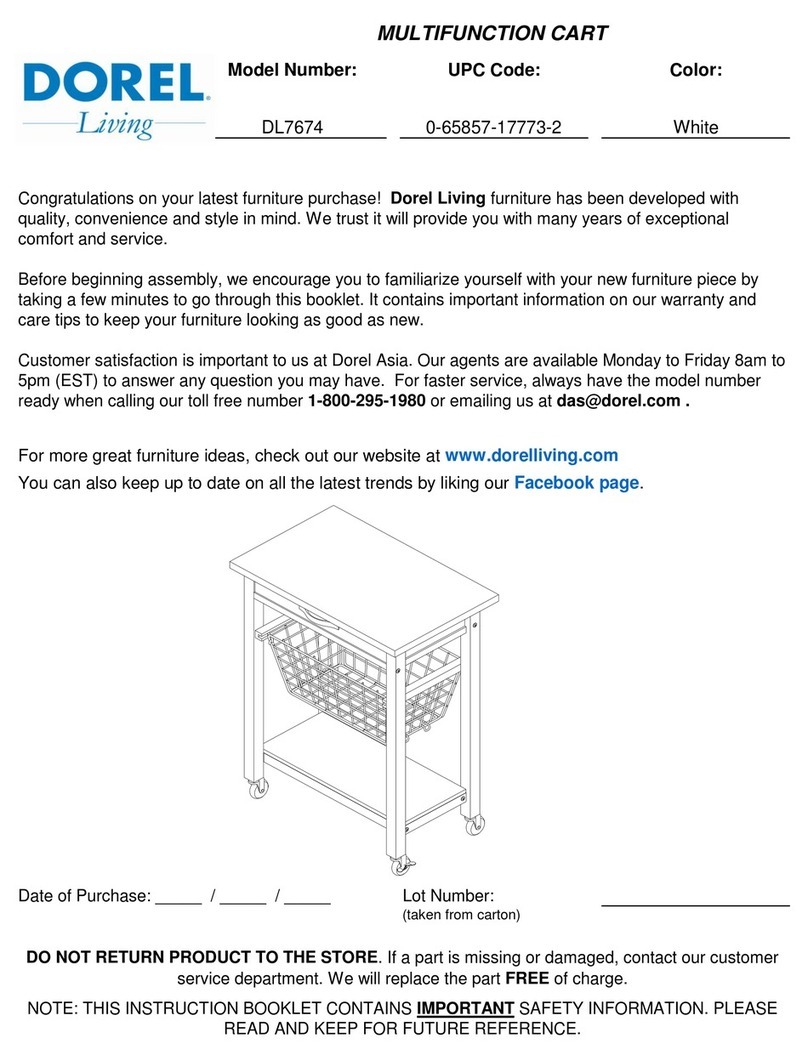 Dorel Living DL7674 Assembly instructions