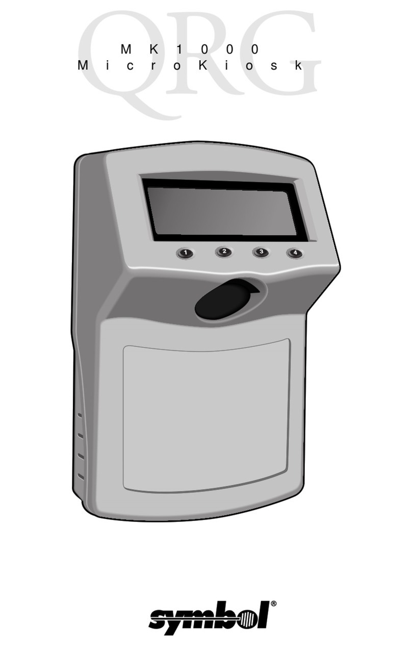 Symbol MicroKiosk MK1000 User manual