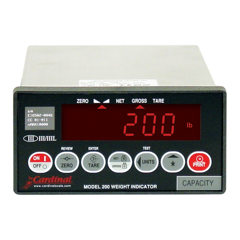 Cardinal 200 User manual