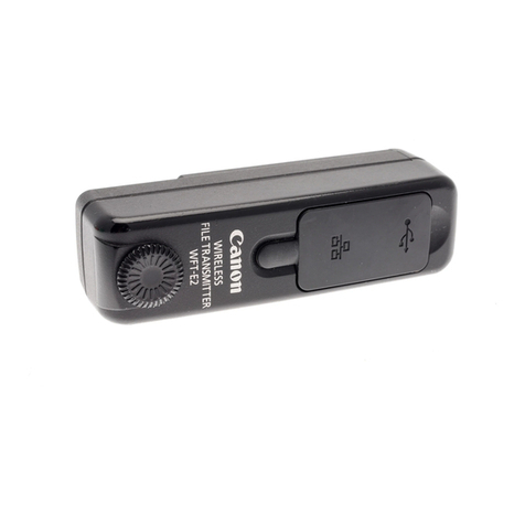Canon WFT-E2 instruction manual