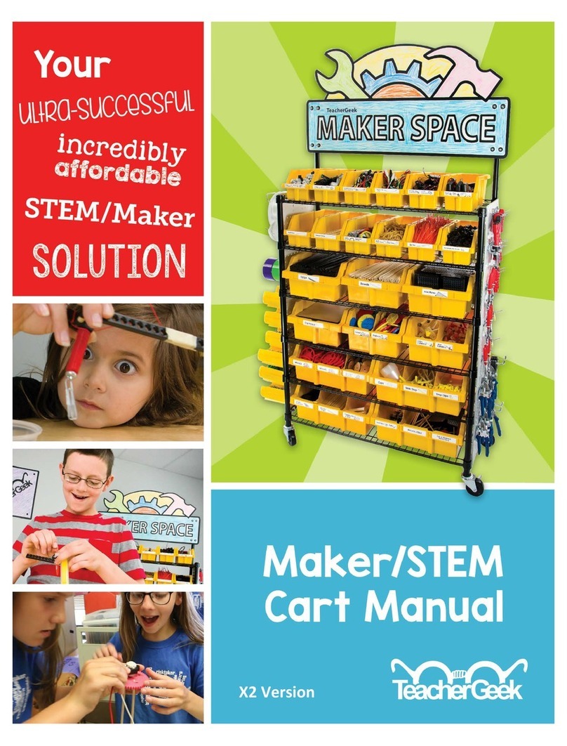 TeacherGeek MAKER/STEM CART X2 manual TeacherGeek MAKER/STEM CART X2 manual