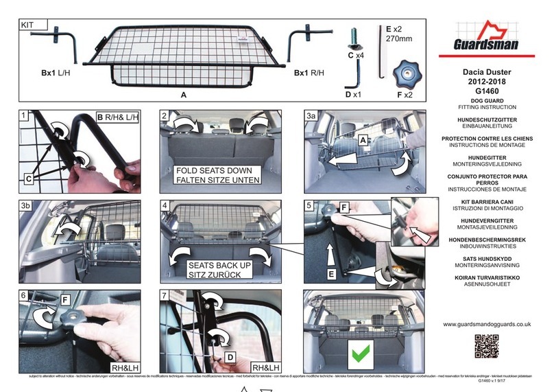 Guardsman G1460 Install guide