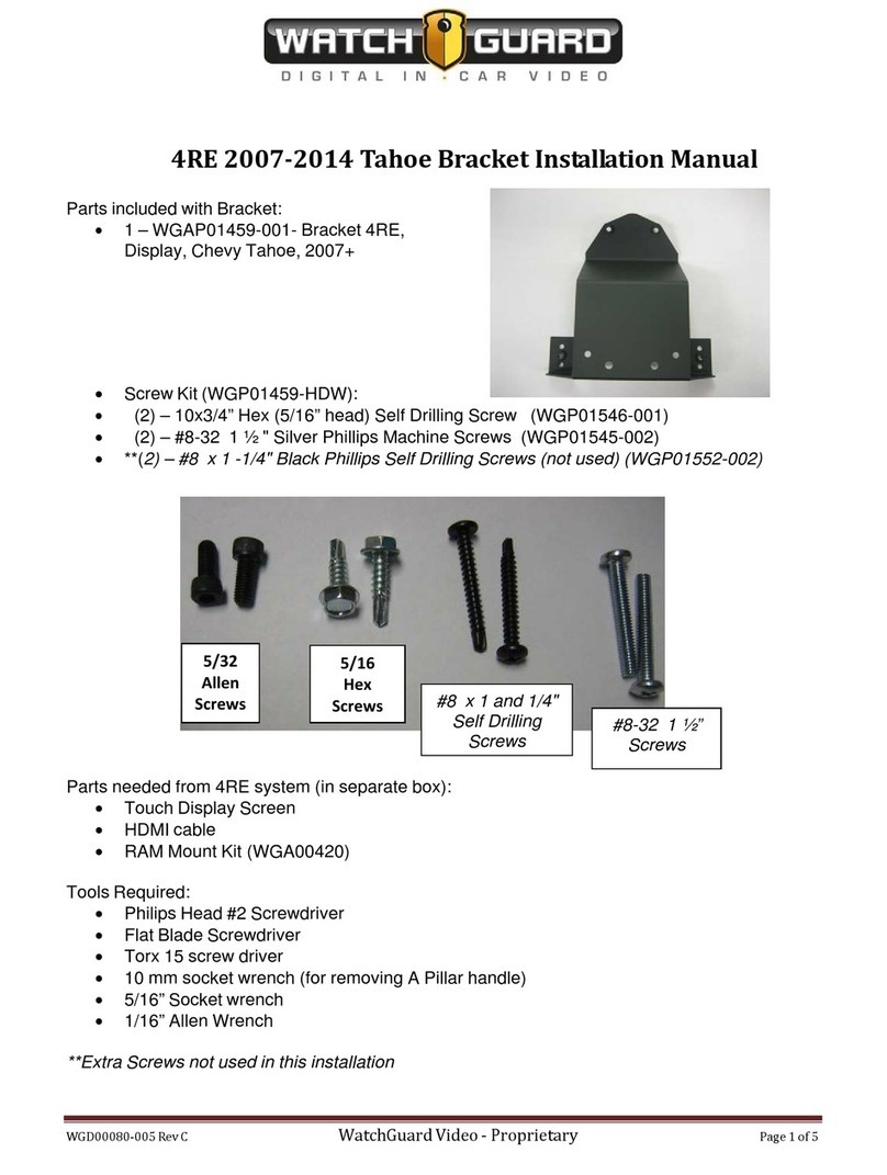Watchguard 4RE 2007 installation manual