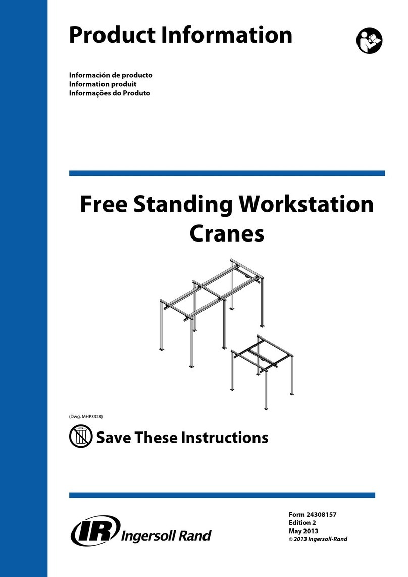 Ingersoll-Rand Free Standing WorkstationCranes User manual