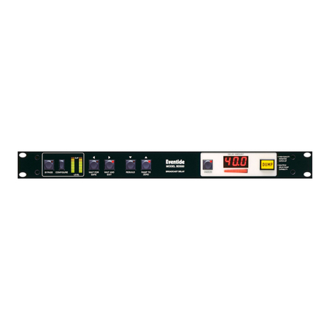 Eventide BD500 User manual