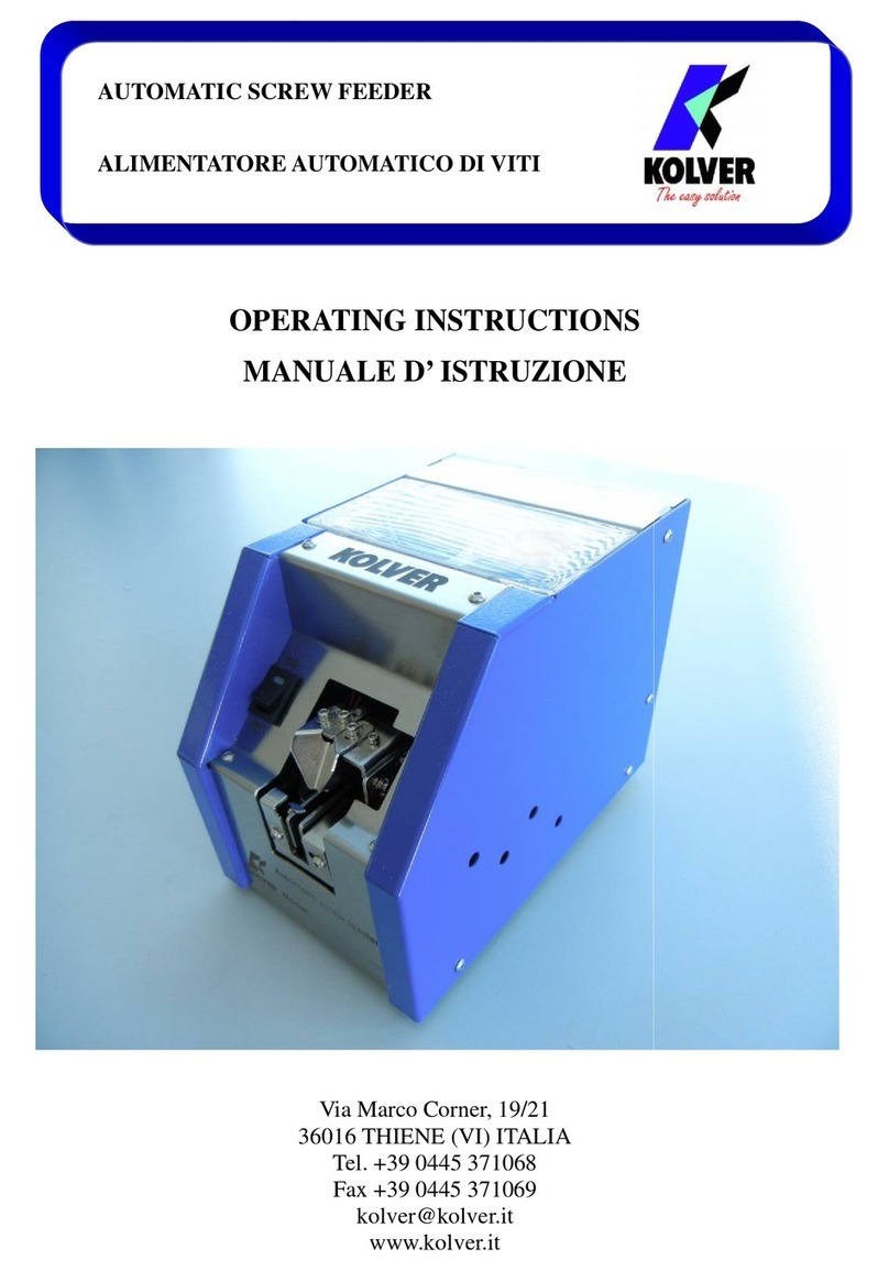 Kolver NFK Series User manual