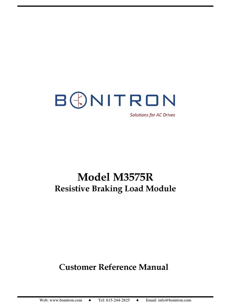 bonitron M3575R User manual
