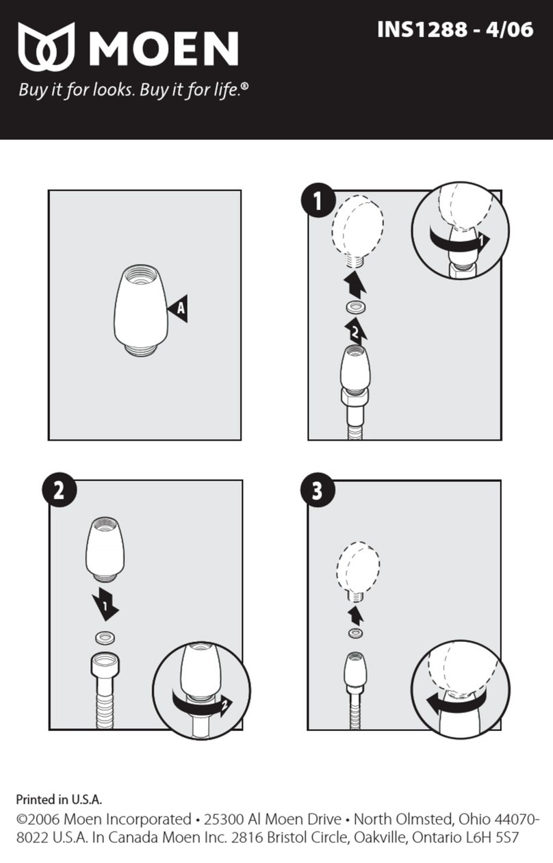 Moen A714 User manual Moen A714 User manual