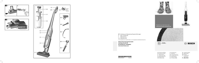 Bosch BBH6 series instruction manual