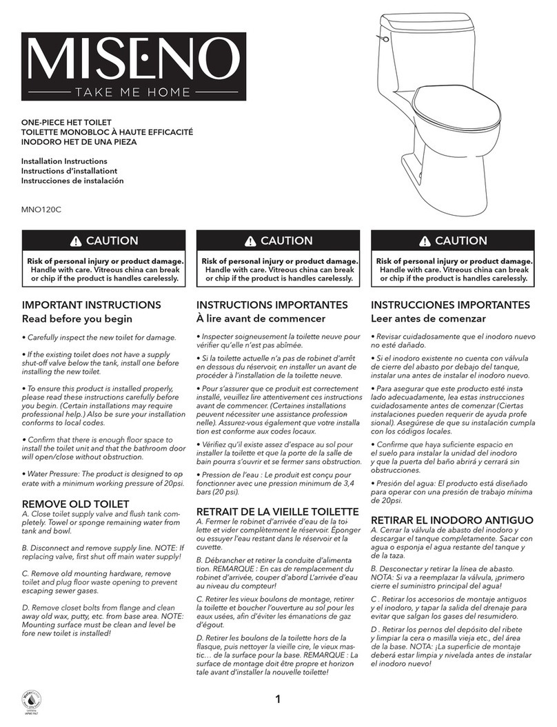 miseno MNO120C installation instructions