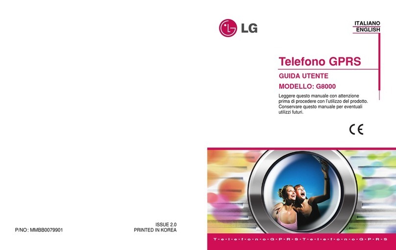 LG G8000 User manual