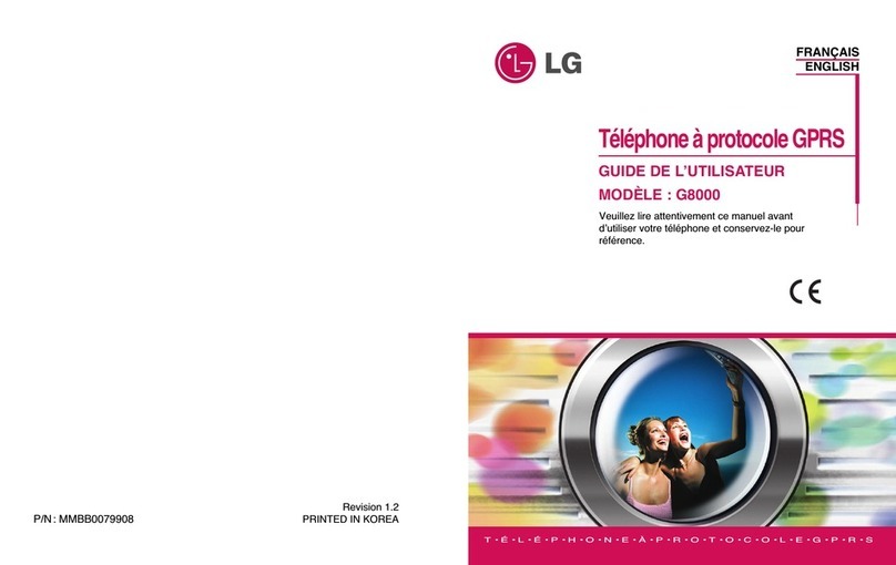 LG G8000 User manual
