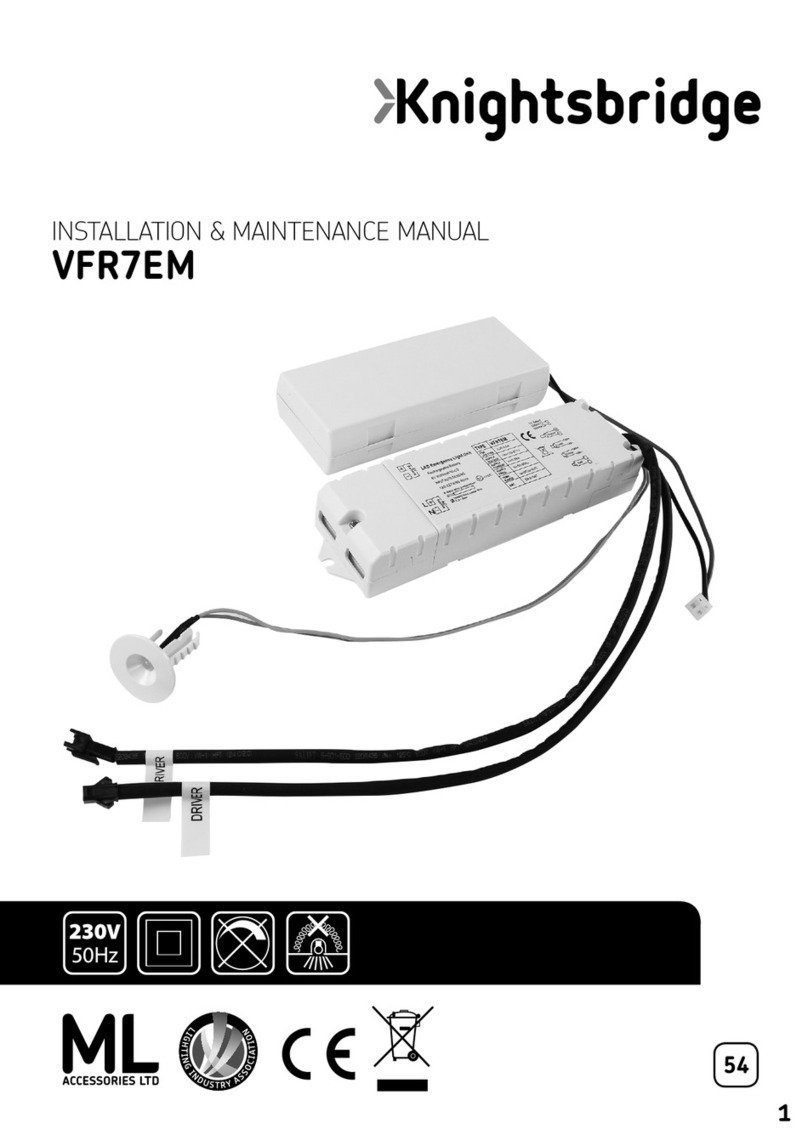 Knightsbridge VFR7EM Instruction Manual