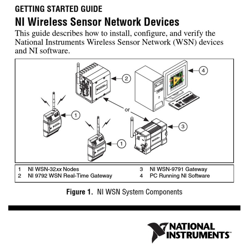 National Instruments 9792 Getting started guide