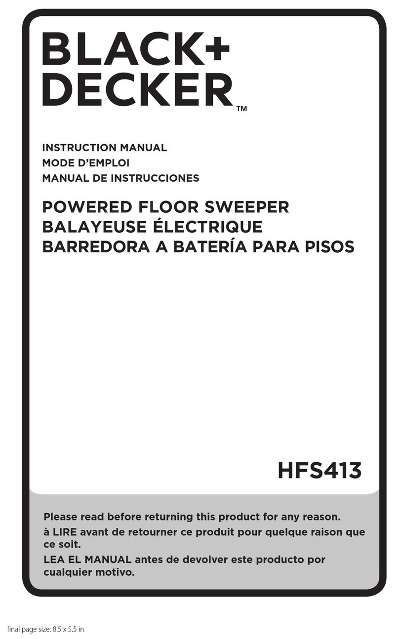 BLACK DECKER HFS413 instruction manual