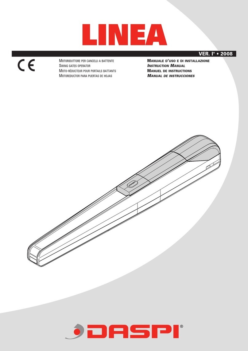 Daspi LINEA instruction manual