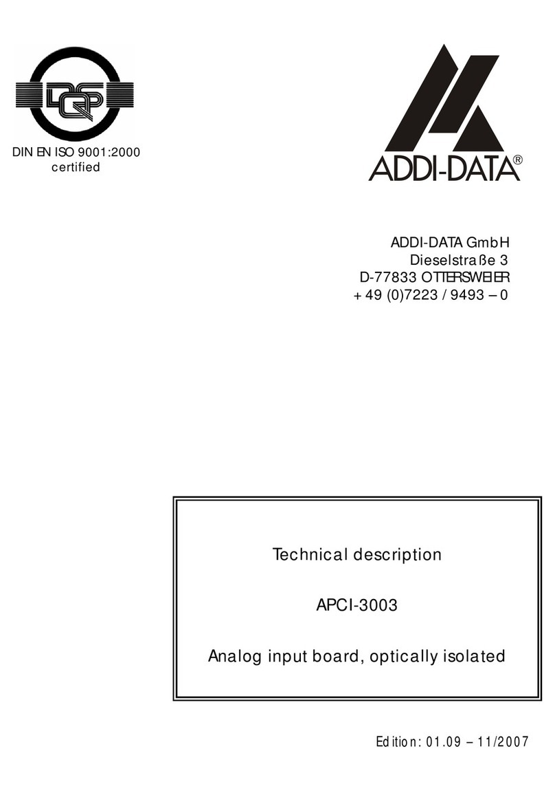 Addi-Data APCI-3003 Technical description