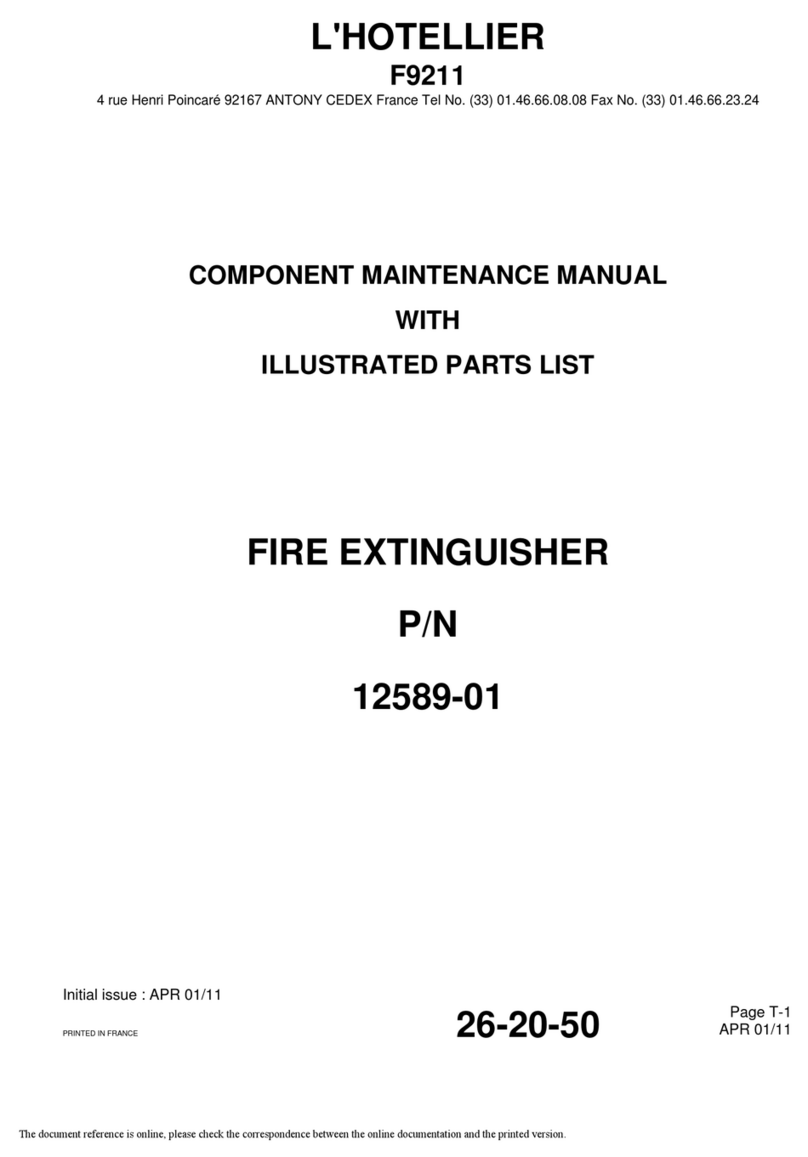 L'HOTELLIER 12589-01 COMPONENT MAINTENANCE MANUAL WITH ILLUSTRATED PARTS LIST L'HOTELLIER 12589-01 COMPONENT MAINTENANCE MANUAL WITH ILLUSTRATED PARTS LIST