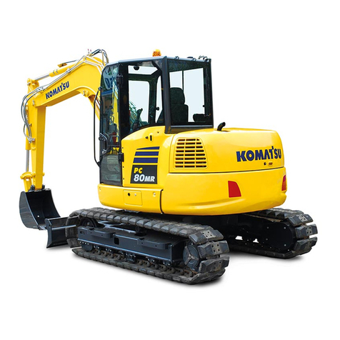 Komatsu PC80MR-5E0 Operation & maintenance manual