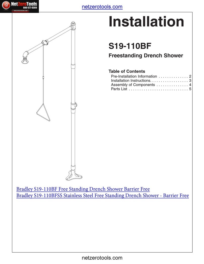 Bradley S19-110BF User manual Bradley S19-110BF User manual