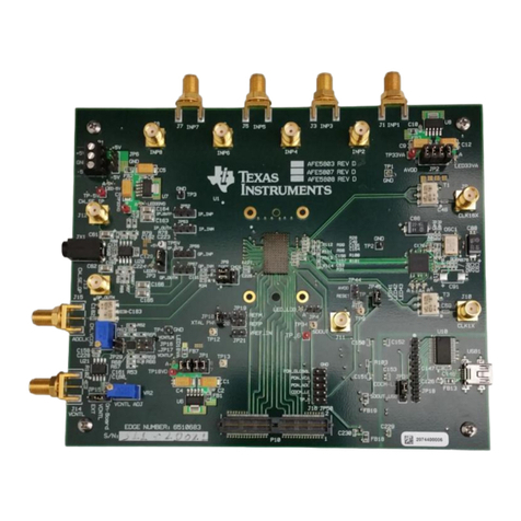 Texas Instruments AFE5807EVM User manual