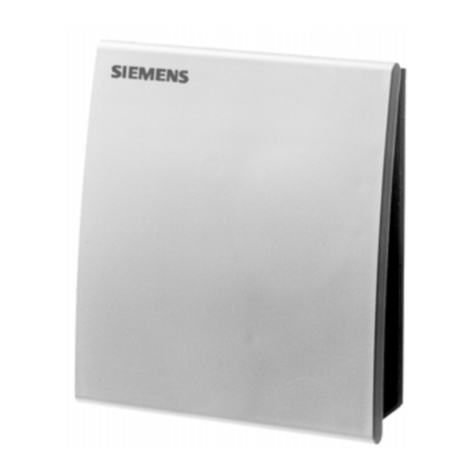Siemens DESIGO RXZ90.1 User manual