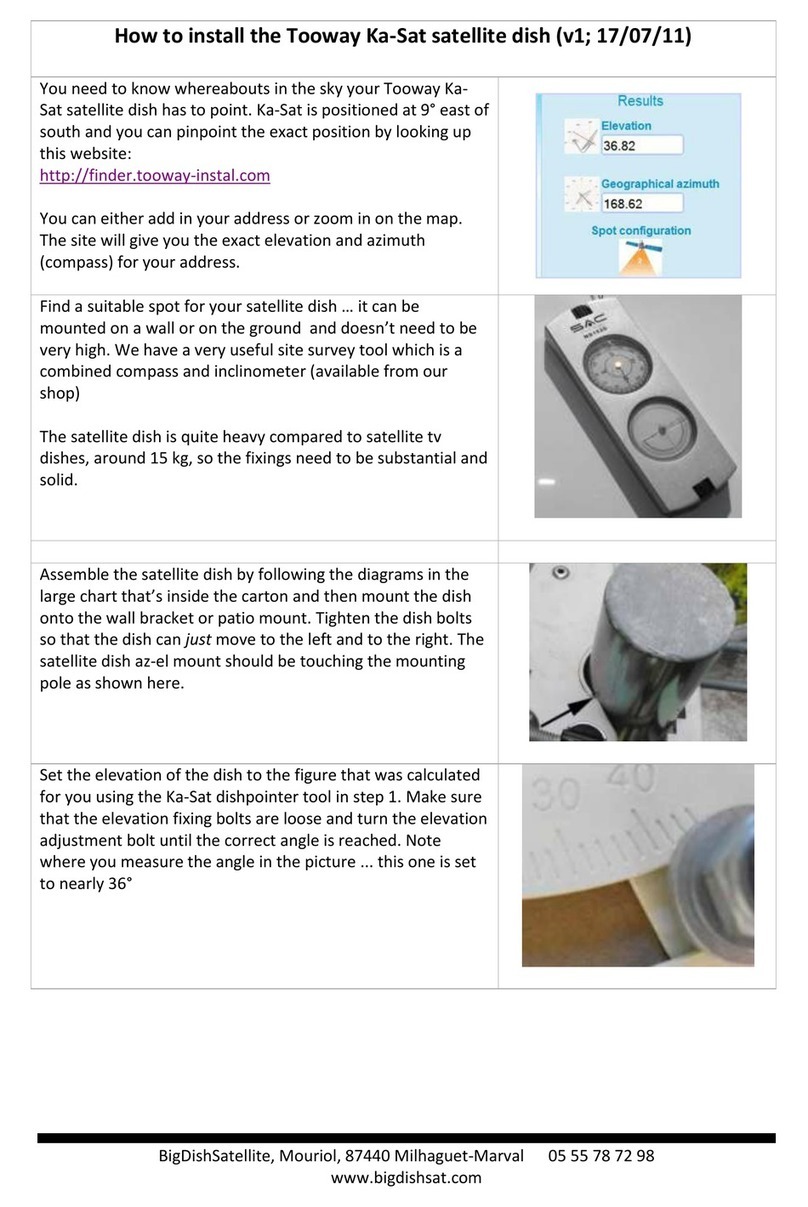 BigDishSatellite Tooway How to install