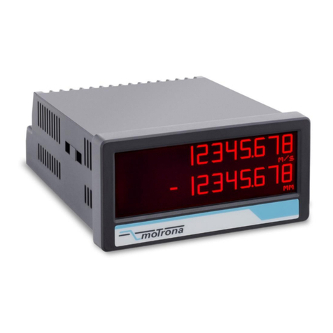 Motrona touchMATRIX MX350 User manual