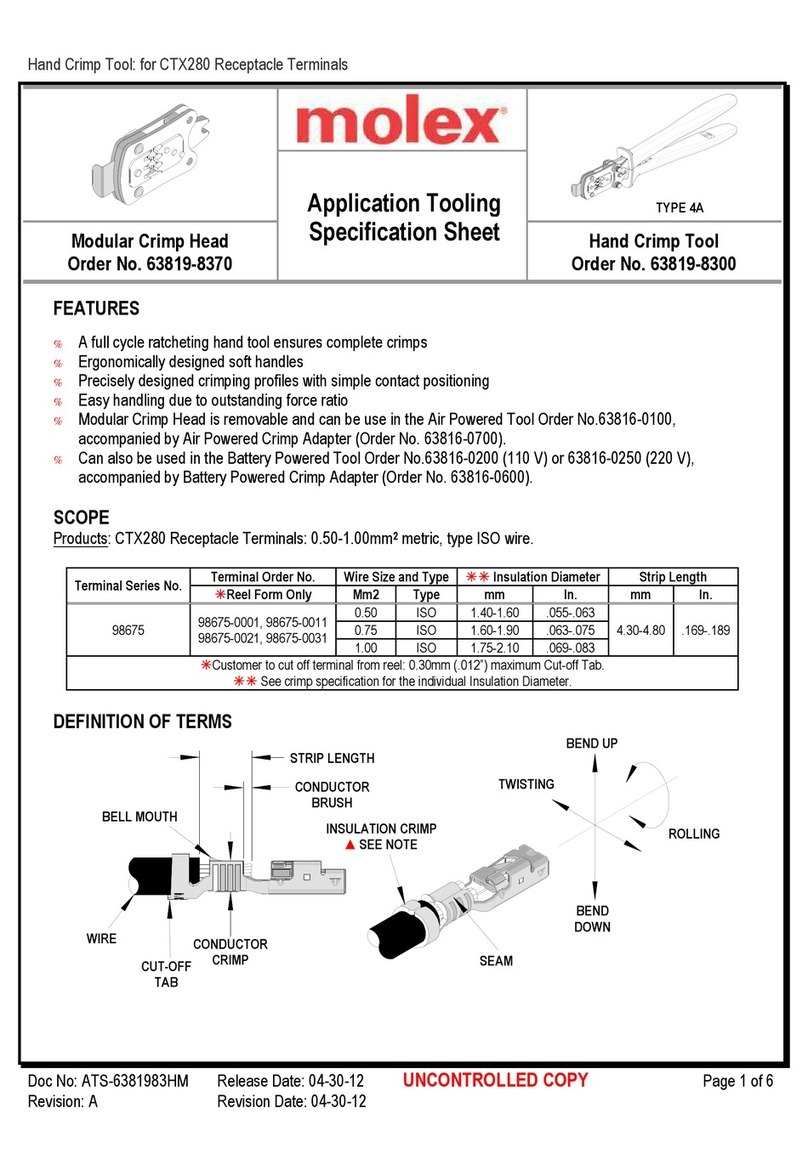 molex 207129 Series User manual