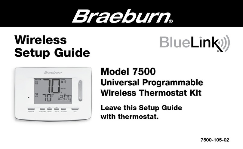 Braeburn 7500 Setup guide