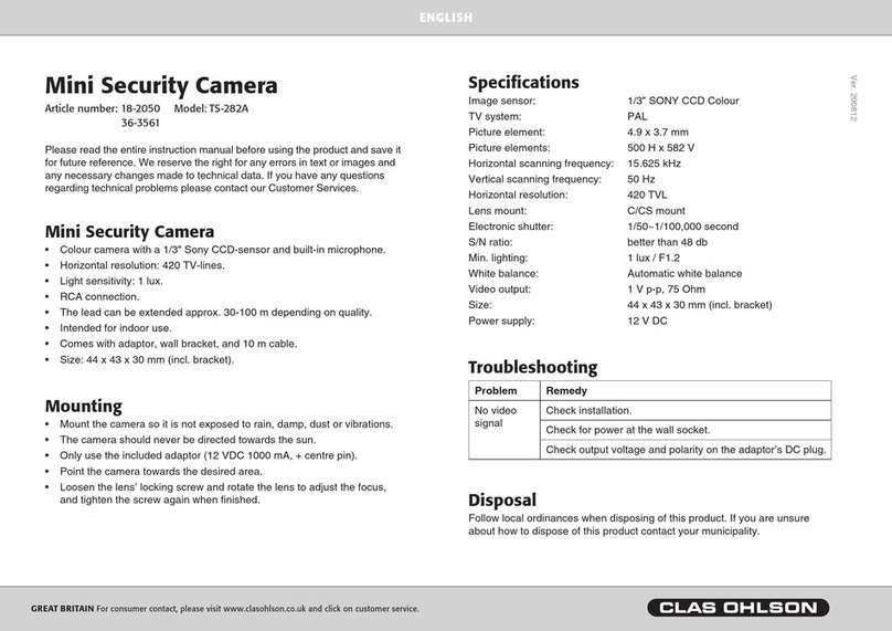 Clas Ohlson TS-282A instruction manual