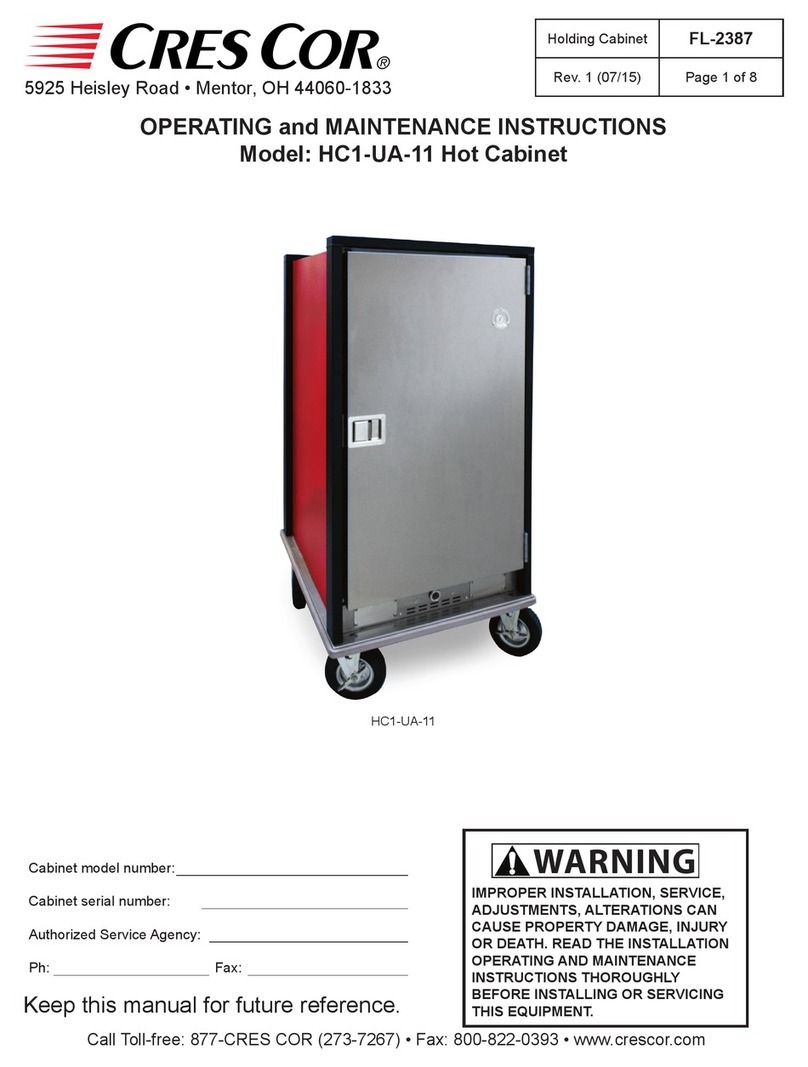 Cres Cor HC1-UA-11 Manual
