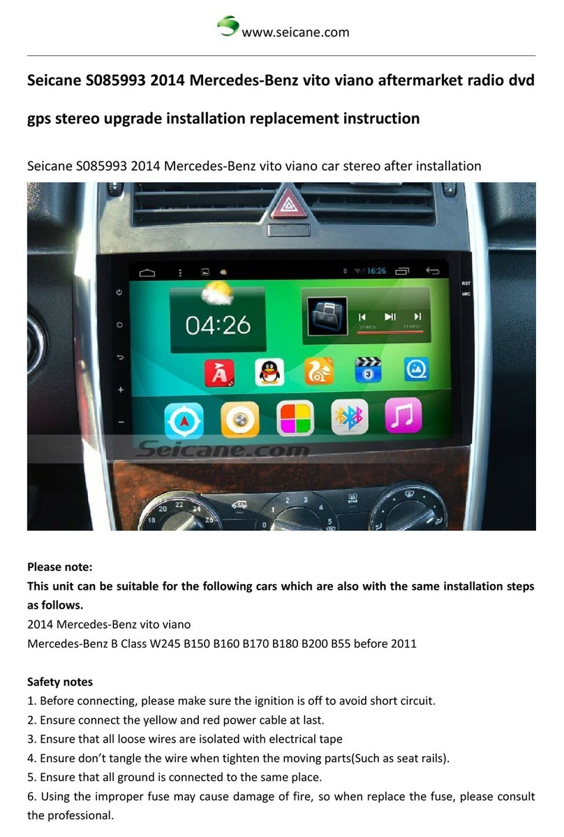 Seicane S085993 Upgrade installation replacement instruction