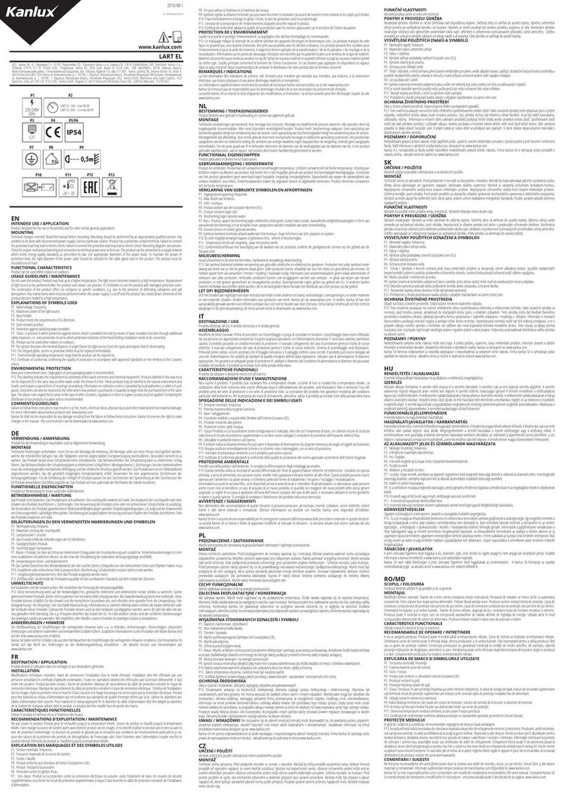 Kanlux LART EL manual