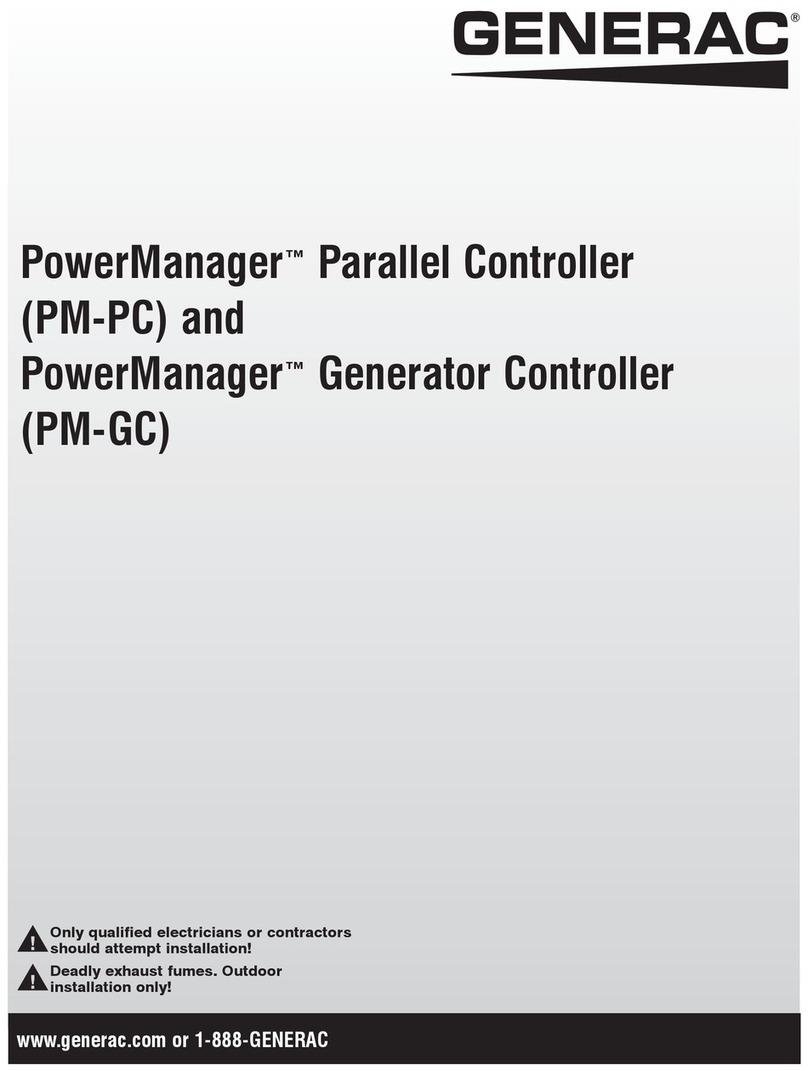 Generac Power Systems PowerManager PM-PC User manual