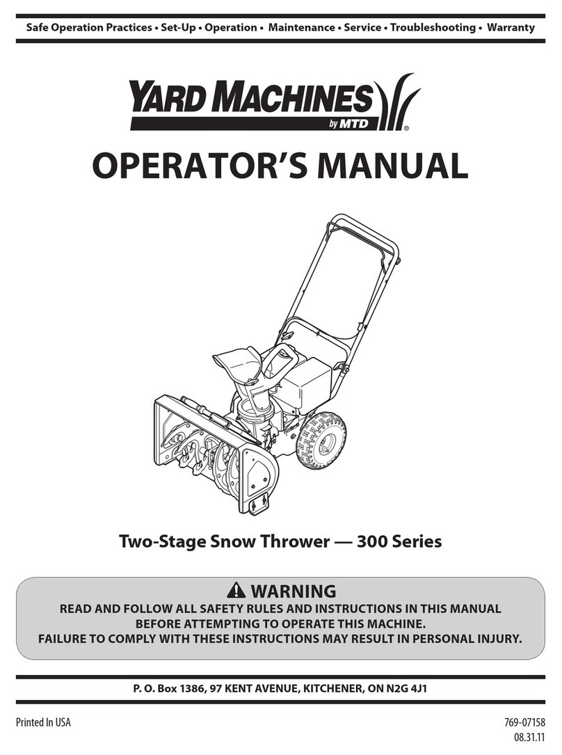 MTD 300 Series User manual