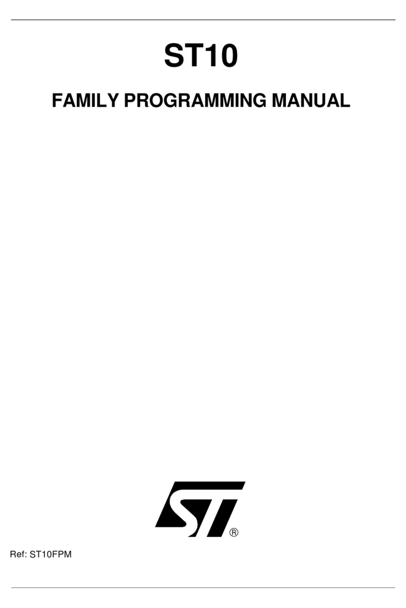 STMicroelectronics ST10 Series Programming manual