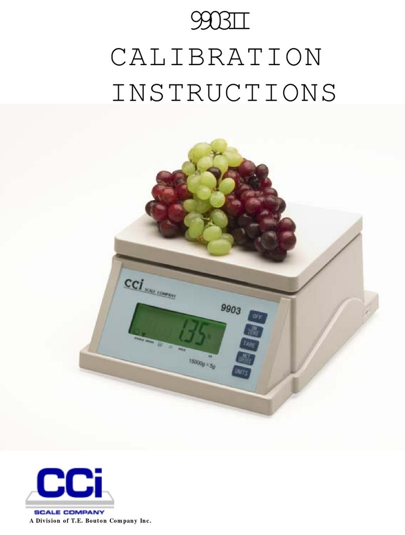 T.E. Bouton CCi 9903II Calibration instructions