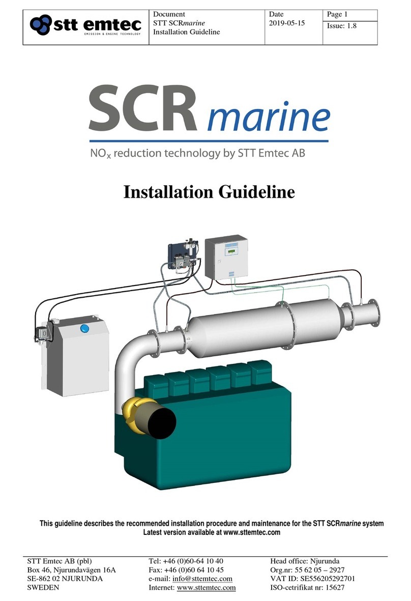 STT Emtec SCRmarine INSTALLATION GUIDELINE