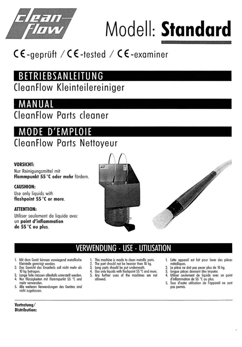 MILZ PRODUKTE CleanFlow Standard manual