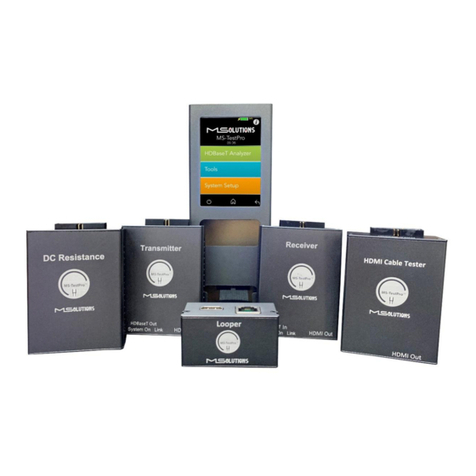 M Solutions MS-TestPro MS103TDs user manual