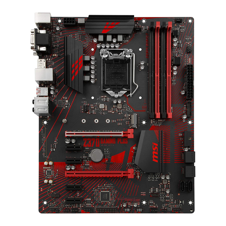 MSI Z370 GAMING PRO CARBON User manual MSI Z370 GAMING PRO CARBON User manual