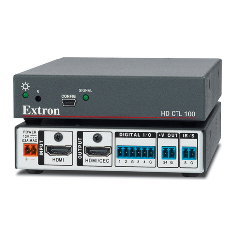 Extron electronics HD CTL 100 Setup guide