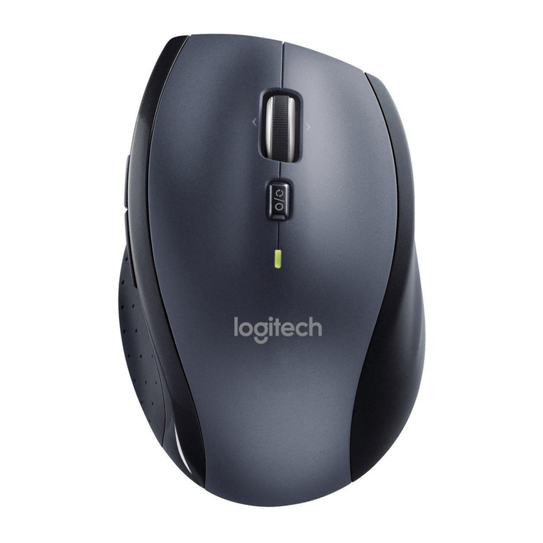 Logitech M705 User manual