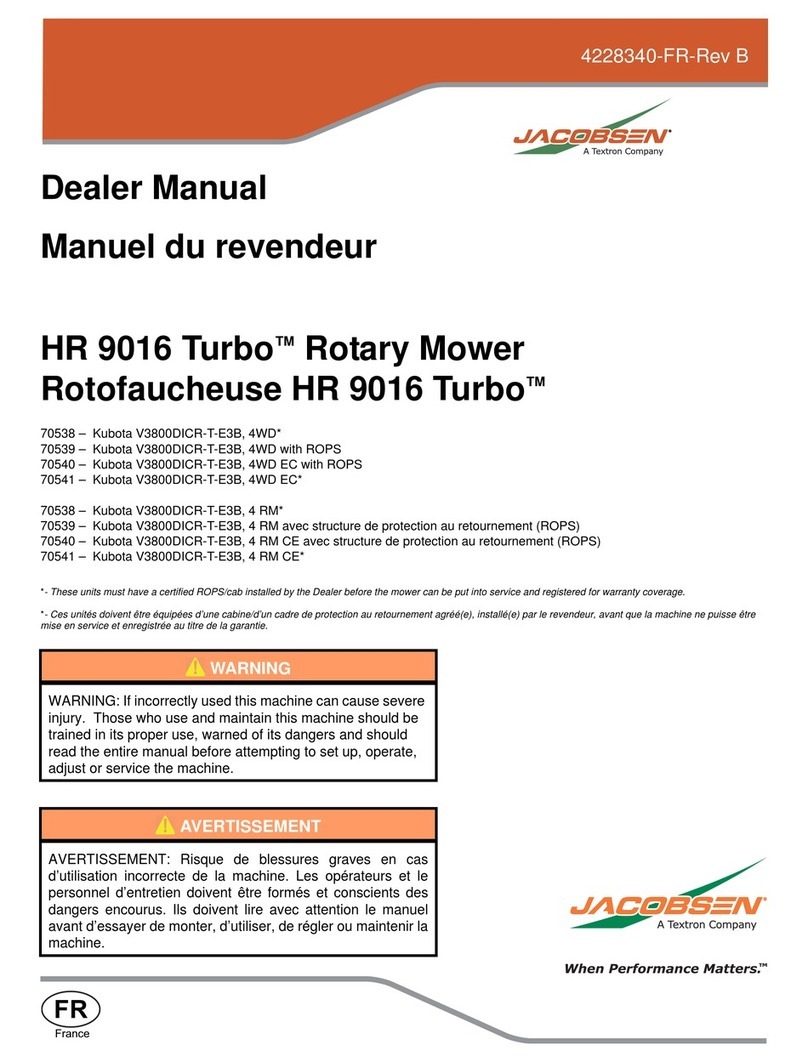 Textron Jacobsen HR 9016 Turbo User manual