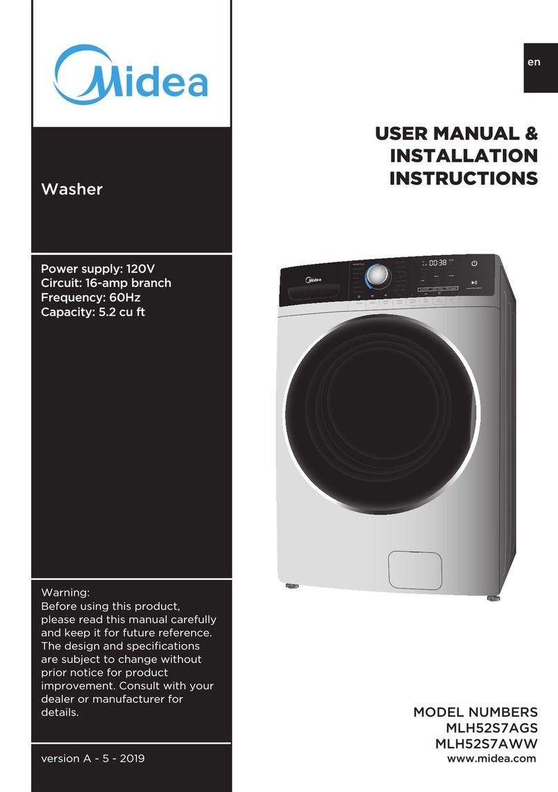 Midea MLH52S7AGS Manual Midea MLH52S7AGS Manual