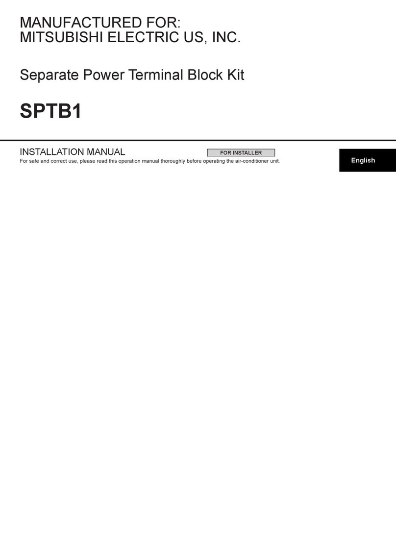 Mitsubishi Electric SPTB1 installation manual