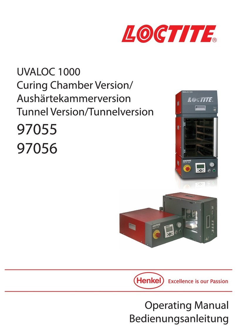 Loctite UVALOC 1000 operating manual
