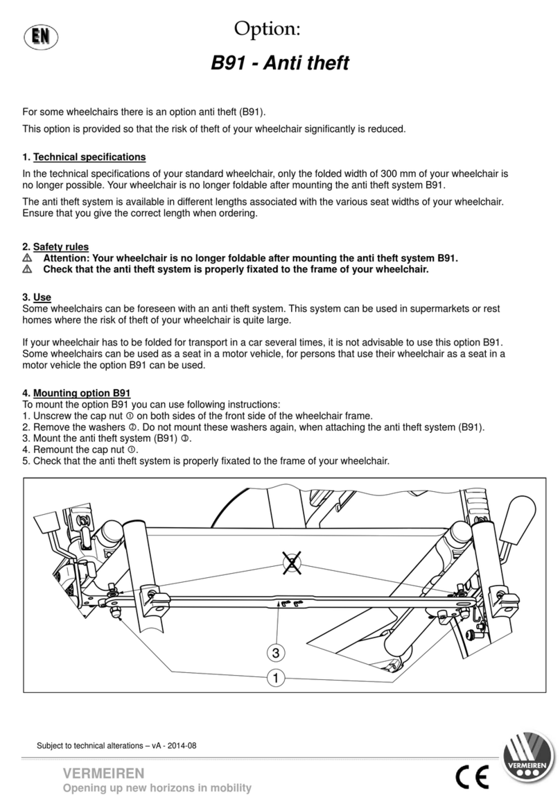Vermeiren B91 User manual